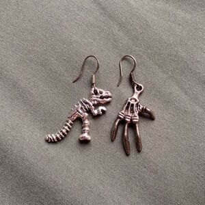Dinosaur earrings